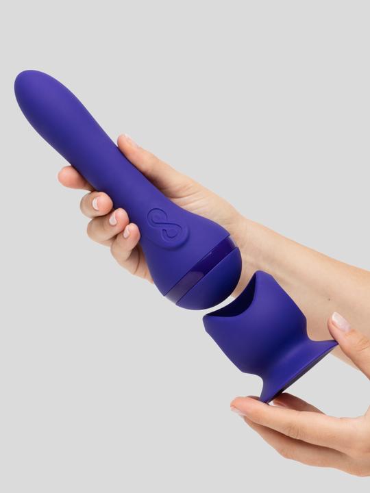 Actual product image Lovehoney Gyr8tor 2 set with ribbed and suction attachment