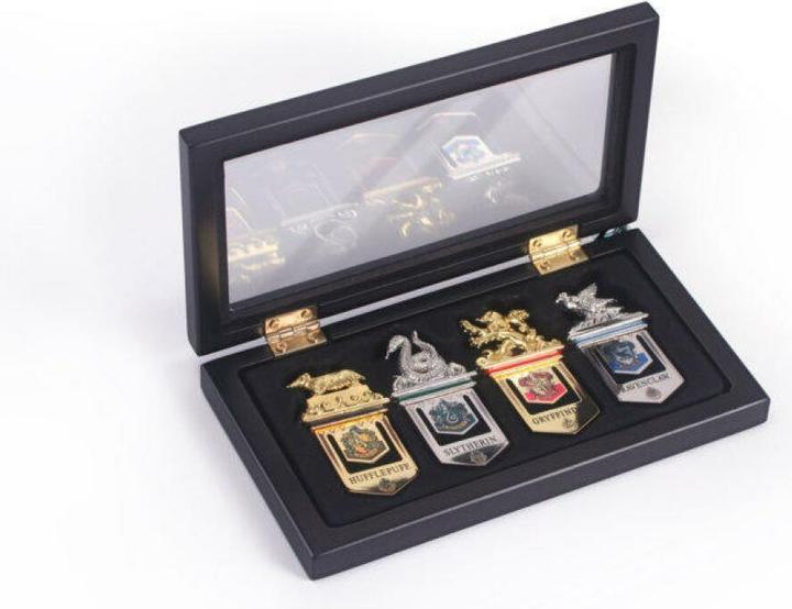 Actual product image Noble Collection Harry Potter Hogwarts bookmark set of 4