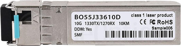 Actual product image CBO NetApp SFP-10G-BX-D compatible BlueOptics SFP+ BO55J33610D