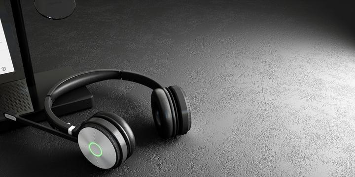 Actual product image Yealink WH66 (Wireless, USB-A, Microsoft teams, Skype)