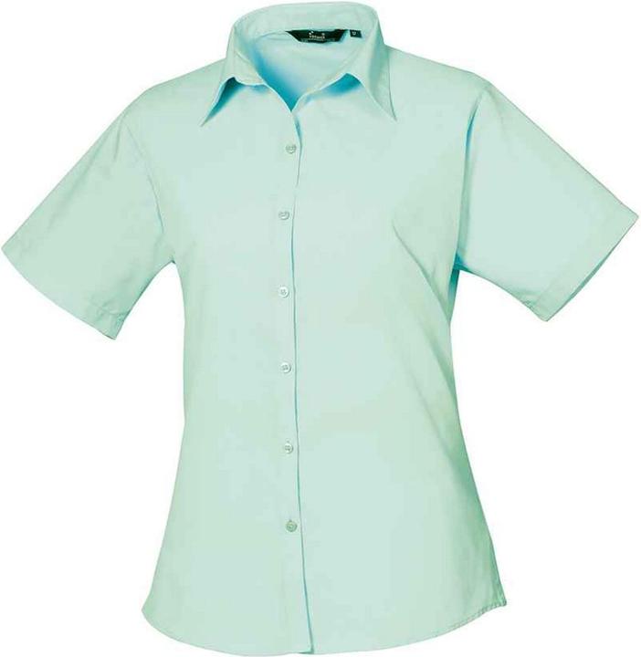 Actual product image Premier Womens/Ladies Poplin Short-Sleeved Blouse (34 D)
