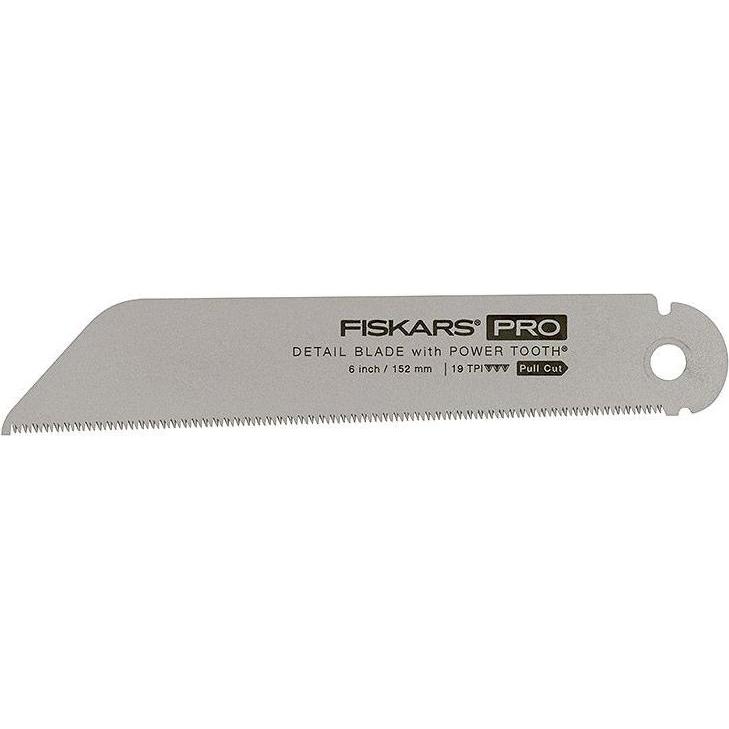Fiskars, Handsäge, Original Pro Ersatzblatt für klappbare PowerTooth-Zugsäge (1062932), Sägeblattlänge: 15 cm