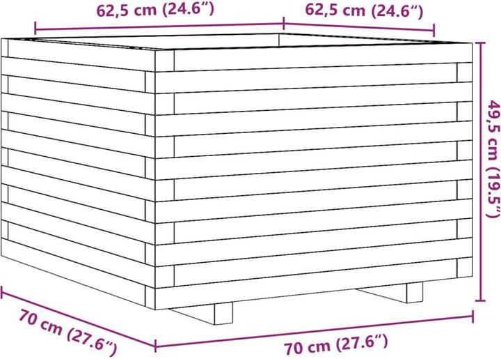 Actual product image vidaXL Pflanzgefäss