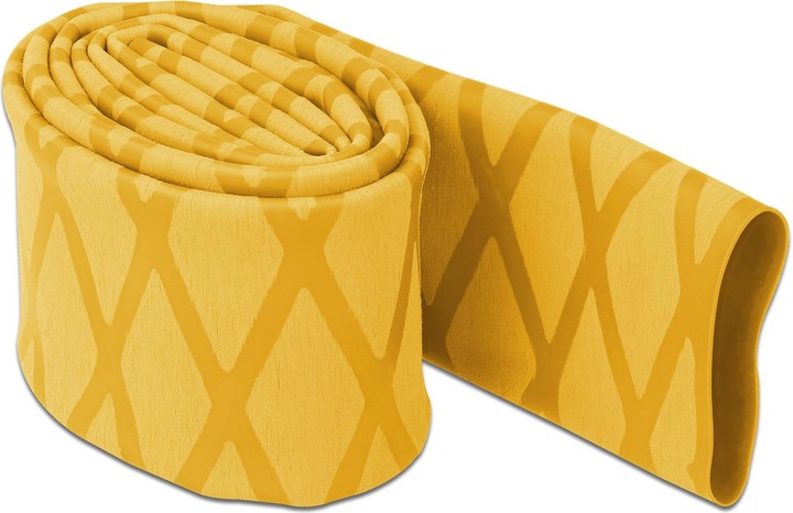 Delock Heat shrink tubing X-pattern non-slip 1 m x 30 mm yellow (1 x)