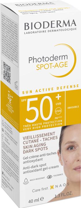 Image du produit Bioderma Photoderm Spot-Age (Crème solaire visage, SPF 50+, 40 ml, 58 g)