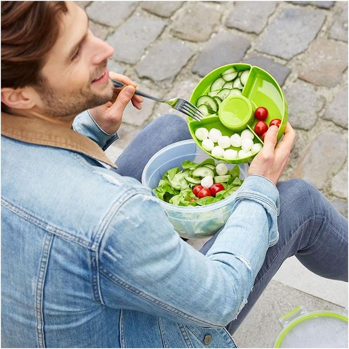 Productafbeelding Emsa Clip&Go Saladebox XL 2,6 L rond