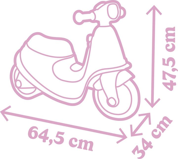 Actual product image Smoby Scooter Ride-On Pink