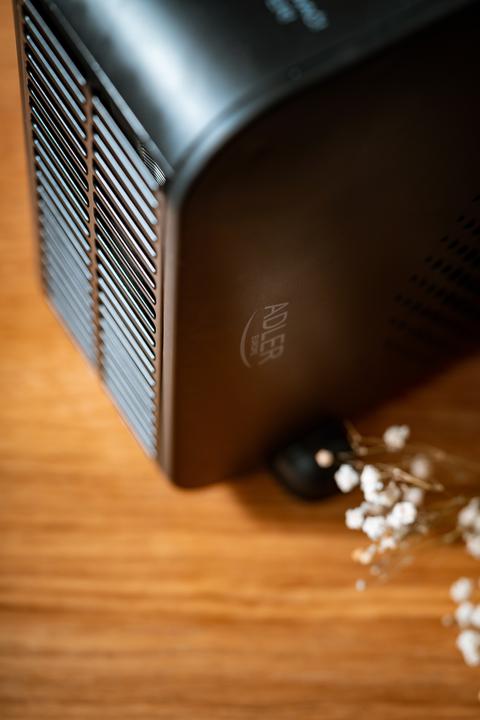 Actual product image Adler Heater AD 7725b Fan heater, 2000 W, Number of power levels 2, Juodas (2000 W)