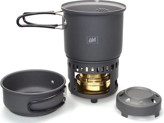 Image du produit Esbit Kit de cuisson à l'alcool et au combustible sec