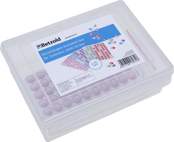 Produktbild Tellimero Stickerbogen-Komplett-Set für (Französisch, Englisch, Deutsch)