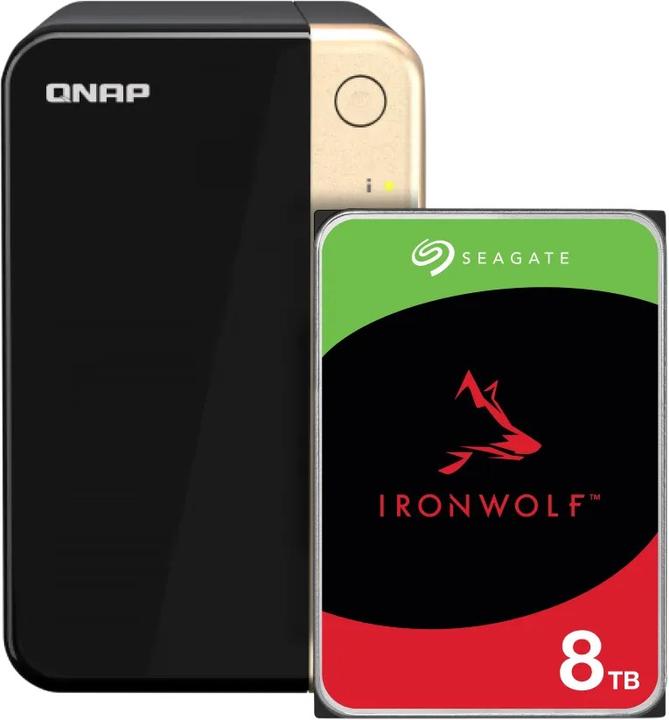 Produktbild QNAP TS-264-8G (2 x 8 TB, Seagate Ironwolf)