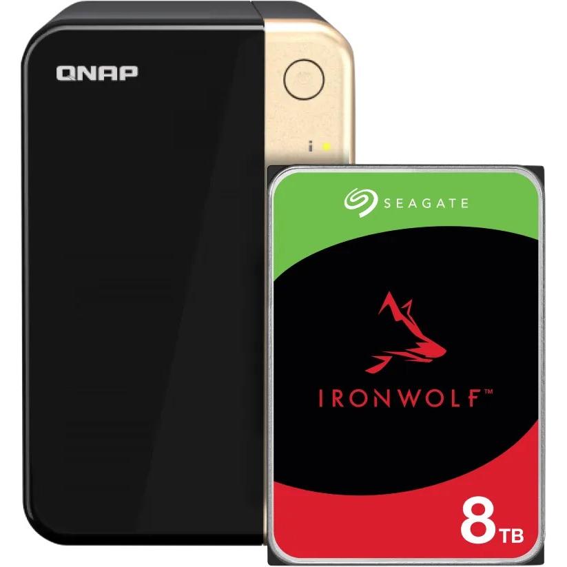 QNAP TS-264-8G (2 x 8 TB, Seagate Ironwolf), NAS