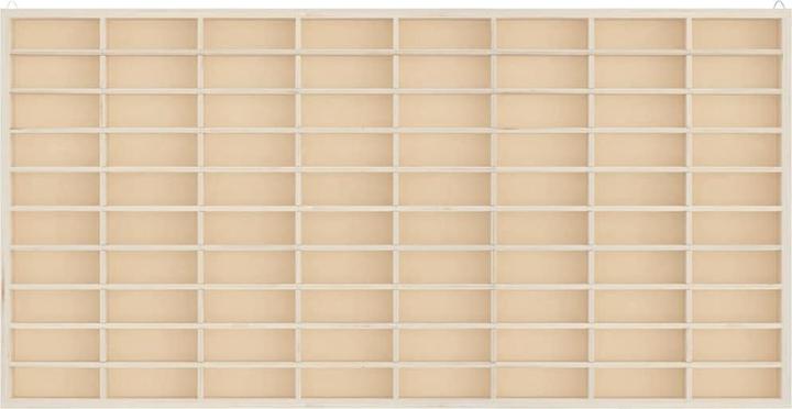 VidaXL Wandvitrine Hängevitrine Sammlervitrine Sammlerkasten mit 80 Fächern