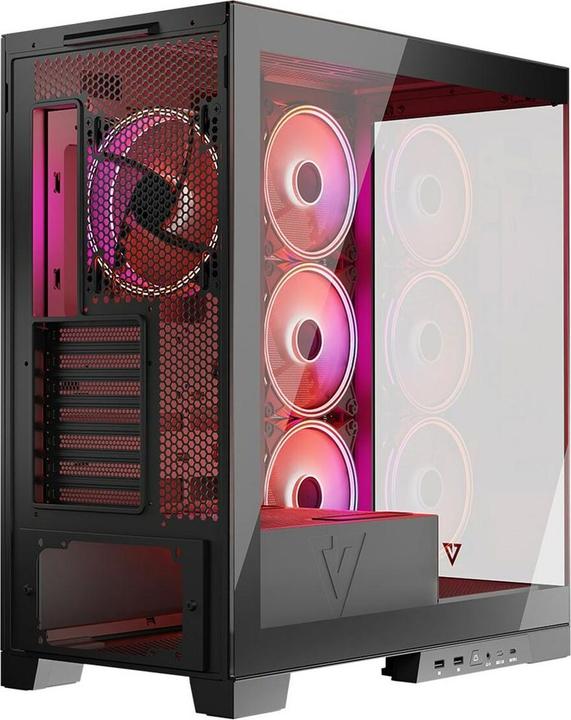 Actual product image Modecom Computer housing Volcano SPACE APEX ARGB MIDI USB 3.0 X 2 CYPE-C (ATX, mATX, Mini-ITX)