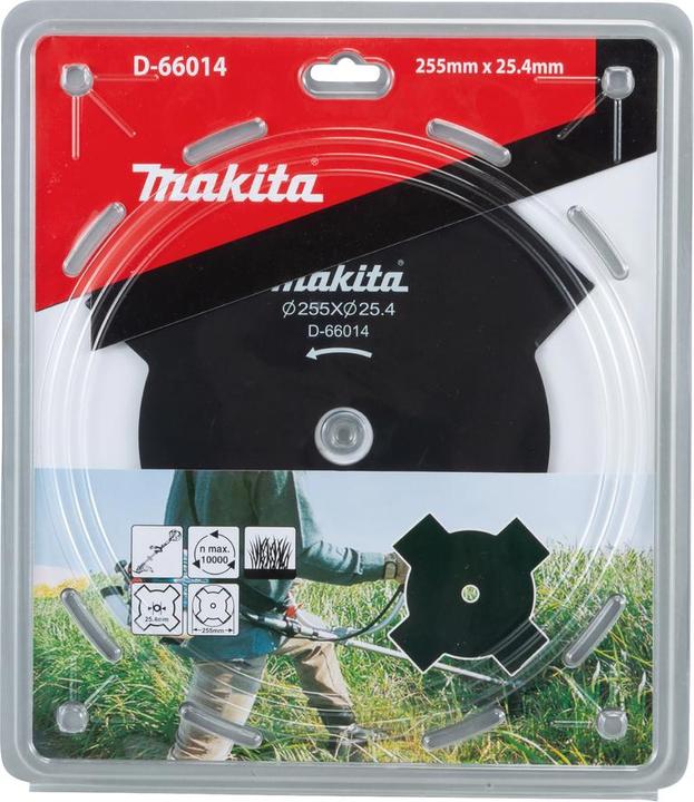 Image du produit Makita Lame de frappe à 4 dents 255x25,4mm (Herbicide, Lawn mower blades + replacement blades garden machinery)