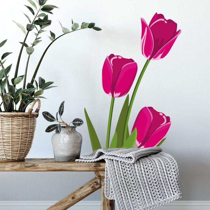 Produktbild Trenddeko Tulpen - pink (22 x 40 cm)