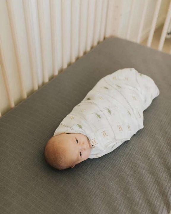 Actual product image little unicorn Cotton Muslin Swaddle 3 Pack - Desert Hills (120 cm, 120 cm)