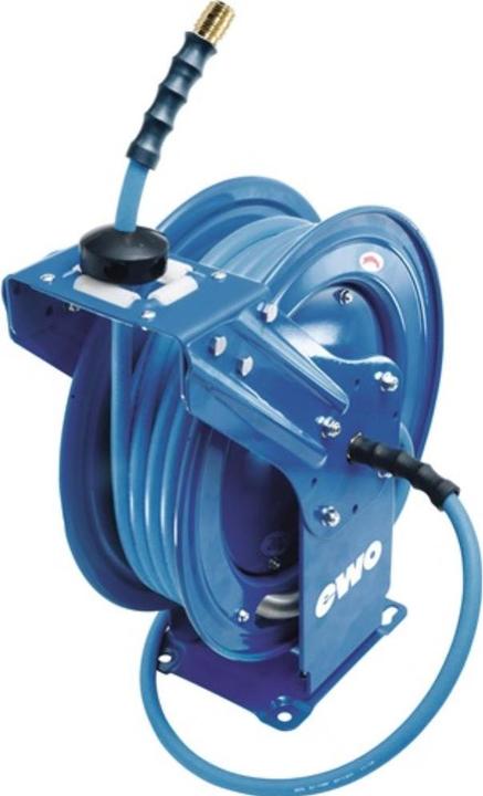 Schlauchaufroller BluBird für Luft und Wasser Schlauchlänge 15 m Gehäuse Metall Ausgangsanschluss...
