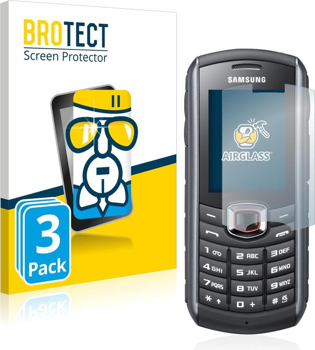 Actual product image BROTECT AirGlass Glass (3 Piece, Samsung GT-B2710)