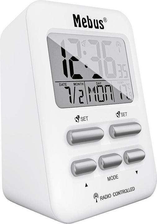 Produktbild Mebus MEB Funkwecker 6,9x9,6x4,5cm