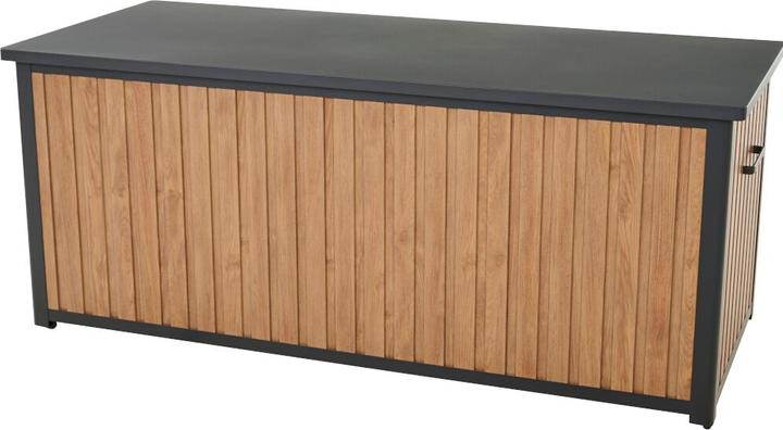 Siena Garden SABANO Kissenbox 181x79x75cm Alu, matt-anthrazit, HT woodlook