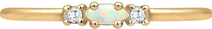Produktbild Elli Vintage Design mit Zirkonia und Opal (50, 925 Silber)