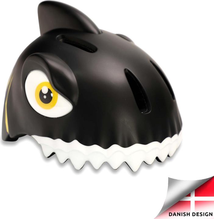 Crazy Safety Shark Bicycle Helmet - Black (100501-06-01) (49 - 55 cm)