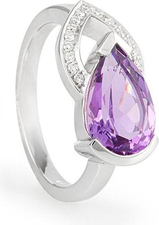Immagine prodotto Breuning ANELLO - E.AMETHYST/Brill. 0,111 Ct. H/si (50, Oro 750/18 K)