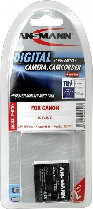 Image du produit Ansmann Batterie Canon NB-6L (Batterie de l'appareil photo)