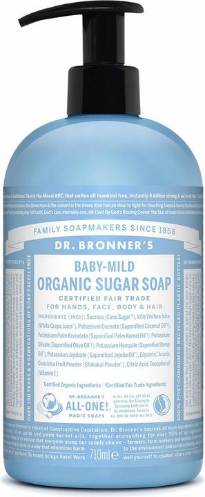 Produktbild Dr. Bronner's Sugar Soap (Flüssigseife, 710 ml)