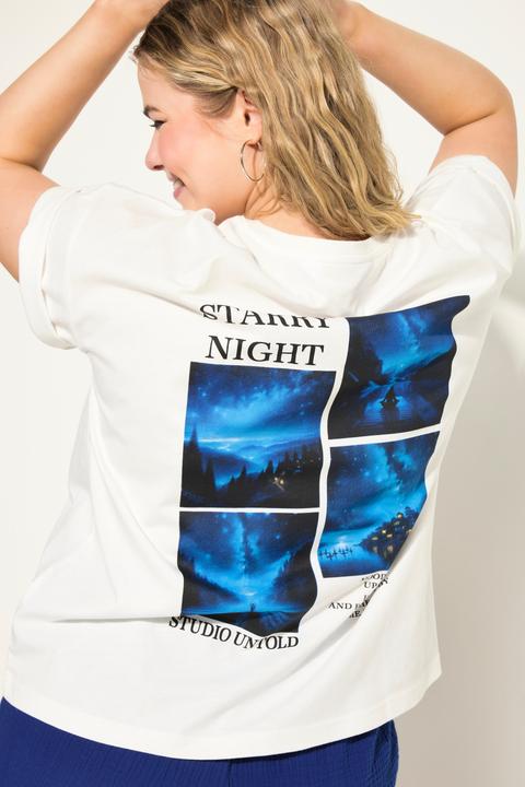 Immagine prodotto Studio Untold Maglia dal taglio oversize con stampa sul retro, scollo a girocollo e mezze maniche (42, 44)