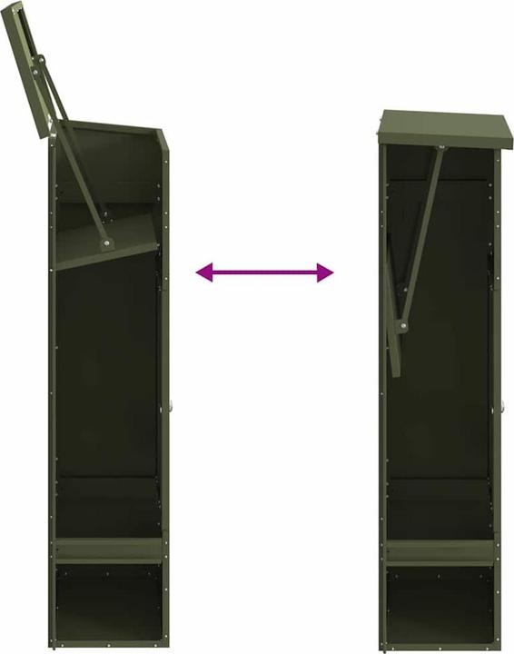 Actual product image vidaXL Paketbriefkasten