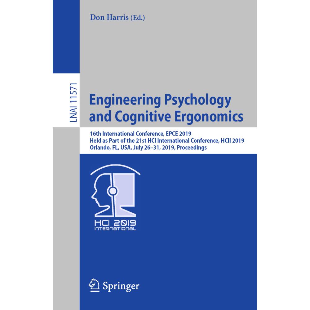Engineering Psychology and Cognitive Ergonomics, Fachbücher von Don Harris