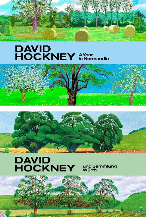 Actual product image David Hockney A Year in Normandie und Sammlung Würth, 2 Teile (German, C. Sylvia Weber, Cécile Debray, David Hockney, Marco Livingstone, 2023)