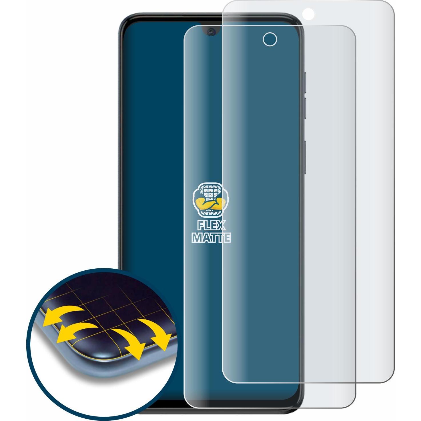 Thumbnail - BROTECT Full-Cover Displayschutz Matt (2 Stück, Motorola Moto G54), Smartphone Schutzfolie, Grau
