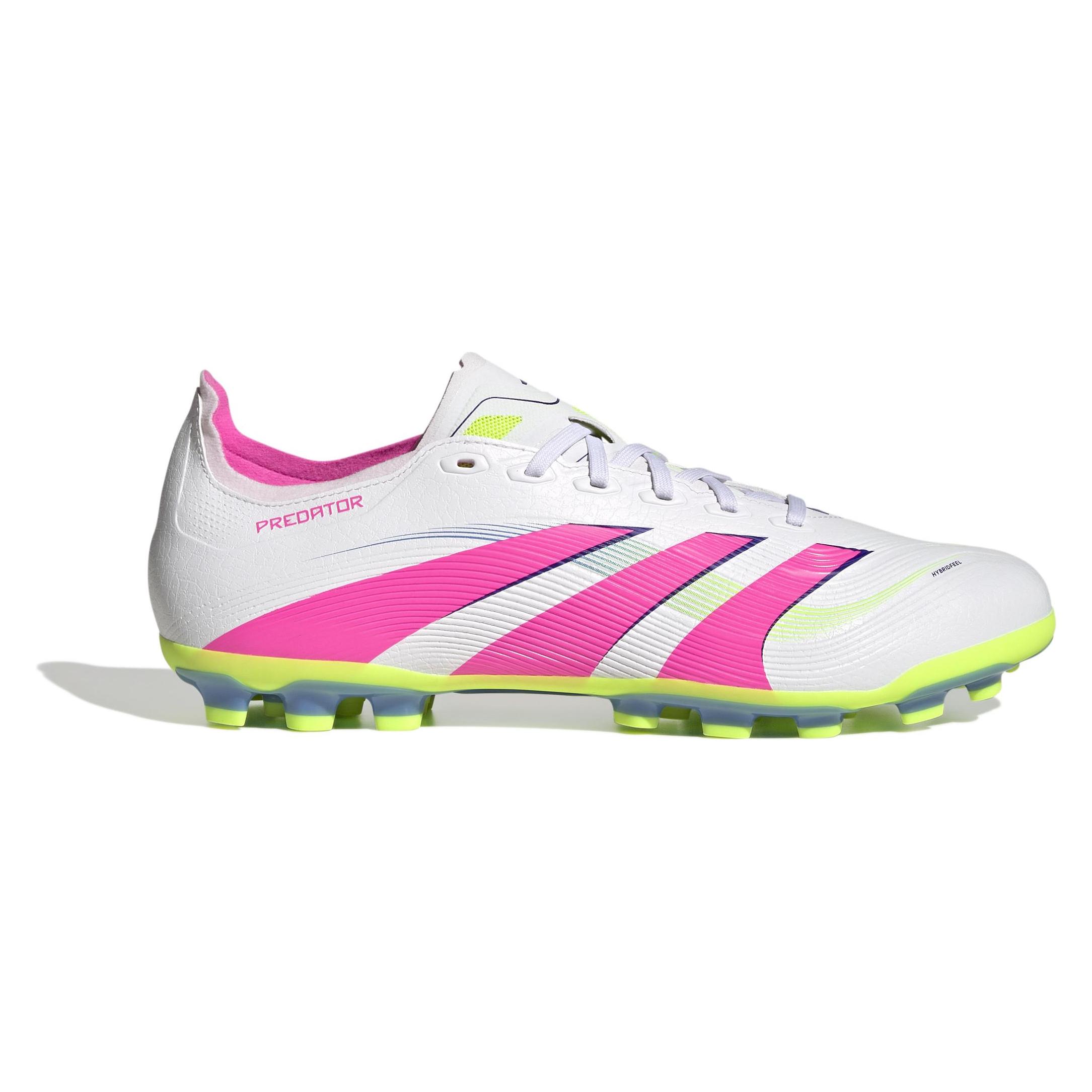 Adidas, Herren, Fussballschuhe, Predator League 2G/3G Ag Fussballschuhe (44), Weiss, Pink, Gelb
