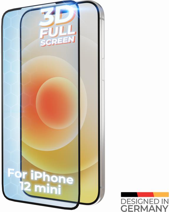 Produktbild prio Premium Bildschirmschutz aus gehärtetem Glas (1 Stk., Apple iPhone 12 mini)