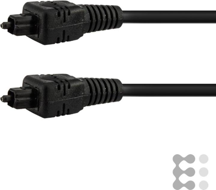 Actual product image E+P LLK 115/3 3m TOSLINK TOSLINK Black Fiber Optic Cable (3 m)