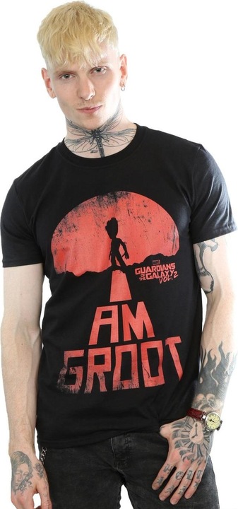 Immagine prodotto Guardians Of The Galaxy I Am Groot Red Maglietta Uomo (XL)