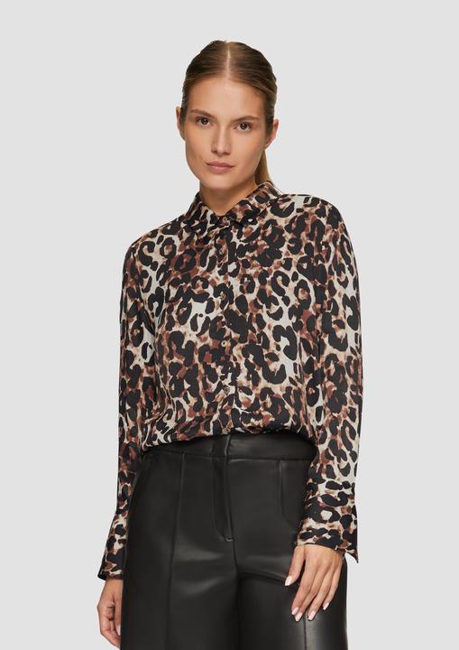 Immagine prodotto s.Oliver Bluse Strukturierte Hemdbluse mit Leo-Print (44)