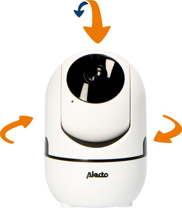 Actual product image Alecto DVC-165+ indoor wireless camera (White) (1280 x 720 pixels)