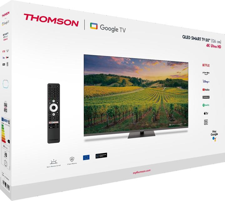 Actual product image Thomson 50QG5C14 QLed 50' Smart Google TV (50", QLED, 4K)
