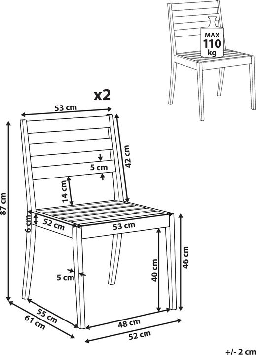 Produktbild Beliani Chioggia