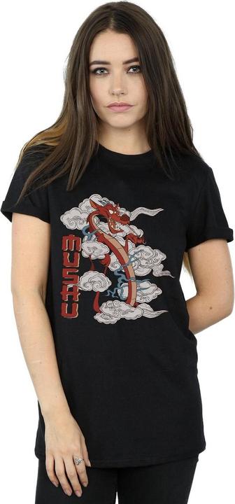 Immagine prodotto Disney Mulan Mushu Dragon Maglietta Ampia Donna (M)