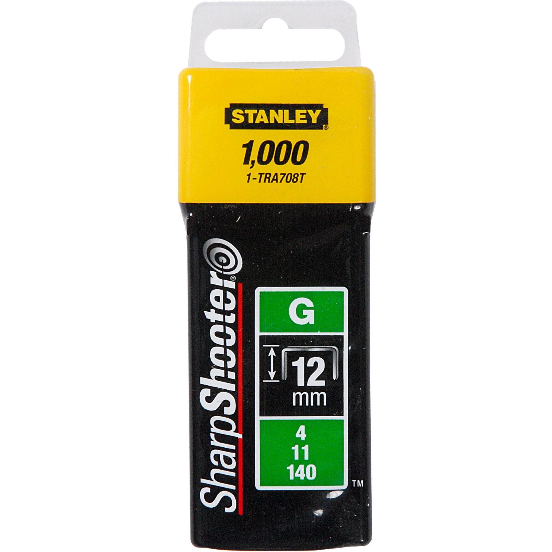Stanley, Büroklammer, Klammern Typ G (12mm) (1000 x)