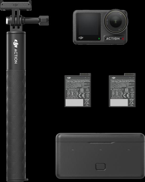Actual product image DJI Osmo Action 4 Adventure Combo (120p, Bluetooth, Wi-Fi)