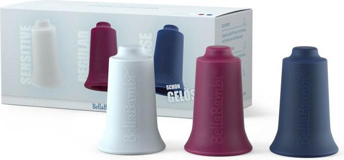 Produktbild BellaBambi mini trio Weiss-Brombeer-Nachtblau