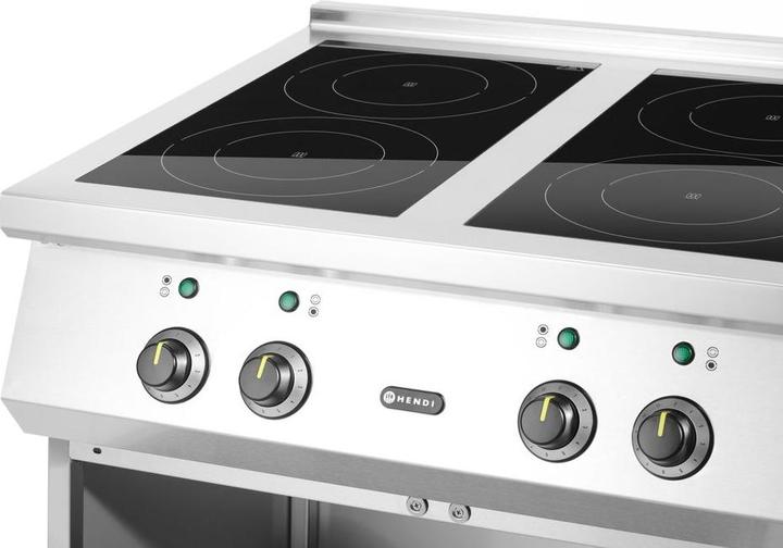 Actual product image Hendi Induction cooker with four burners 400V 17000W 800x700
