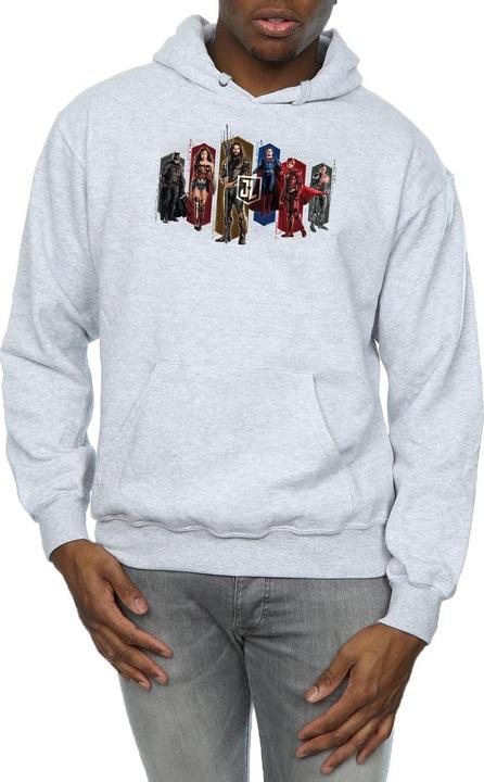 Produktbild Justice League Movie Team Hexagons Kapuzenpullover (S)