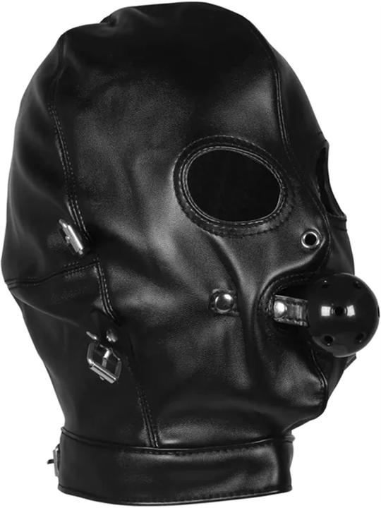 Actual product image Ouch! Blindfolded Mask with Breathable Ball Gag